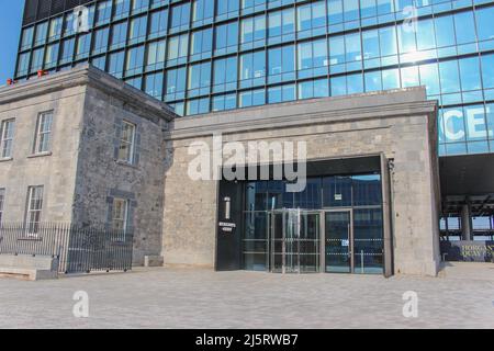 Horgans Quay, ville de Cork. Irlande Banque D'Images