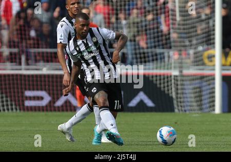 Wallace (Udinese Calcio spa) pendant le football italien Serie A Tim championnat match Bologna f.c. Vs Udinese calcio au stade de Dall’Ara - Bologne Banque D'Images