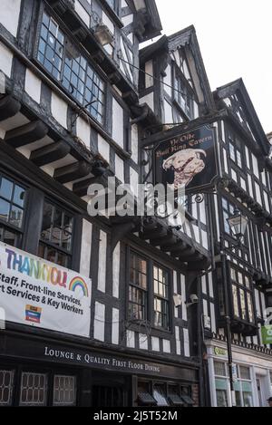 YE Olde Bull Ring Tavern, Ludlow, Shropshire Banque D'Images