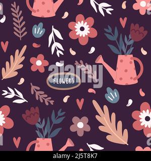 Dessin de fleurs Illustration de Vecteur