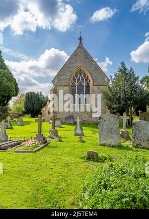 Saint-James la Grande église à Harvington, Evesham, Worcestershire. Banque D'Images