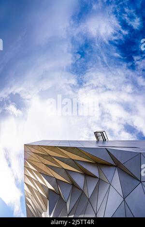 Lyon, France, 27 novembre 2019. Architecture du Musée des Confluences (musée de la confluence). Banque D'Images