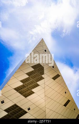 Lyon, France, 27 novembre 2019. Architecture du Musée des Confluences (musée de la confluence). Banque D'Images