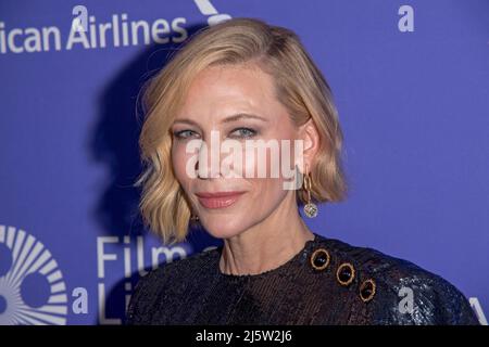 NEW YORK, NEW YORK - 25 AVRIL : Cate Blanchett assiste au Gala du Prix Chaplin 47th en l'honneur de Cate Blanchett à Alice Tully Hall, Lincoln Center, le 25 avril 2022 à New York. Banque D'Images