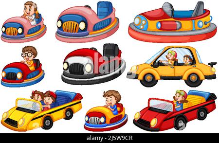 Illustration de karting pour enfants Illustration de Vecteur