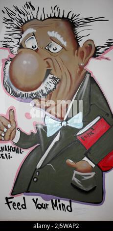 Art Einstein - Feed votre esprit Banque D'Images