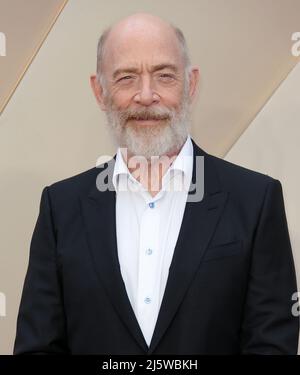 25 avril 2022 - Londres, Angleterre, Royaume-Uni - JK Simmons présent à Downton Abbey: A New Era World film Premiere, Cineworld Leicester Square Banque D'Images