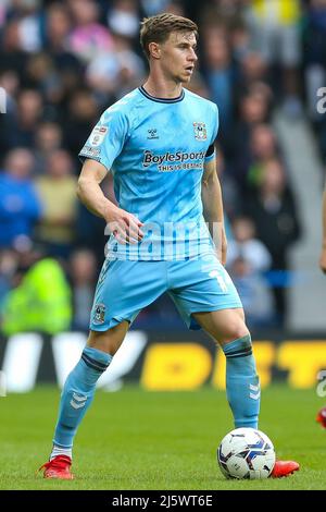 Ben Sheaf de Coventry City pendant le match de championnat Sky Bet aux Hawthorns, West Bromwich. Date de la photo: Samedi 23 avril 2022. Banque D'Images