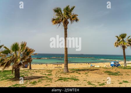 AM Strand venus Beach à Paphos, Zypern, Europa | venus Beach à Paphos, Chypre, Europe Banque D'Images