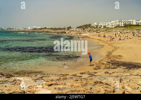 AM Strand venus Beach à Paphos, Zypern, Europa | venus Beach à Paphos, Chypre, Europe Banque D'Images