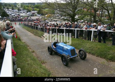 Frazer Nash Single Seater (1934) à Test Hill, British Marques Day, 24 avril 2022, Brooklands Museum, Weybridge, Surrey, Angleterre, Royaume-Uni, Europe Banque D'Images