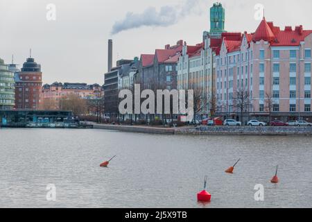 Kallio, Helsinki, Finlande, front de mer Banque D'Images