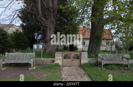 Little Wittenham Oxfordshire Banque D'Images