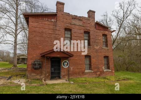 Rutledge, Tennessee, États-Unis - 3 avril 2022 : prison du comté de Granger construite en 1848 et rénovée en 1984 Banque D'Images