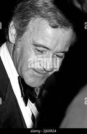 L'acteur légendaire Jack Lemon lors d'une première à Hollywood vers 1970s. Banque D'Images