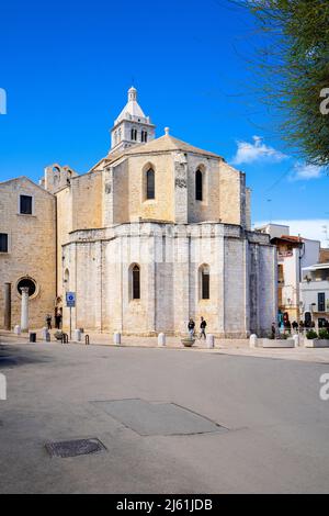 Cathédrale Saint Maria Maggiore, Barletta, Pouilles, Italie. Banque D'Images