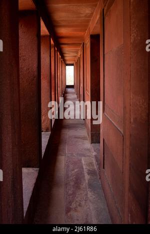 Fatehpur Sikri - dans les couloirs du pouvoir Banque D'Images