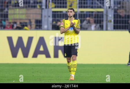 Ville de Dortmund, Allemagne. 26th avril 2022. Firo: 26th avril 2022 Fuvuball, 1.Bundesliga, saison 2021/2022, jeu de bénéfice en faveur des victimes de la guerre contre l'Ukraine par Poutine/Russie BVB, Borussia Dortmund - Dynamo Kyiv Alan Aussi, BVB/dpa/Alay Live News Banque D'Images