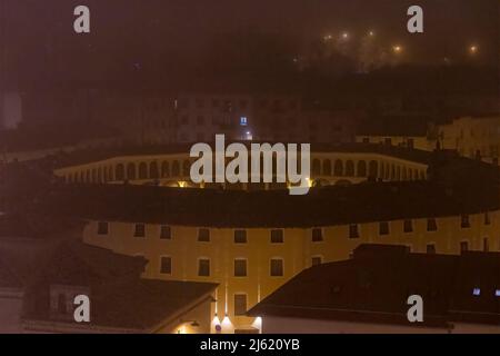 bâtiment pittoresque dans la ville de tarazona en espagne Banque D'Images