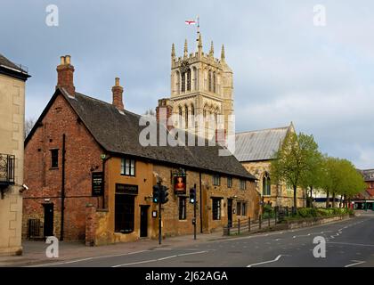 The Anne of Cleves, le plus ancien pub de Melton Mowbray, Leicestershire, Angleterre Banque D'Images