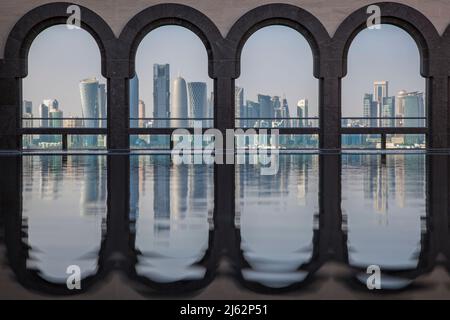 Doha, Qatar, février 7,2020 : Musée de l'art islamique à Doha, Qatar. Banque D'Images