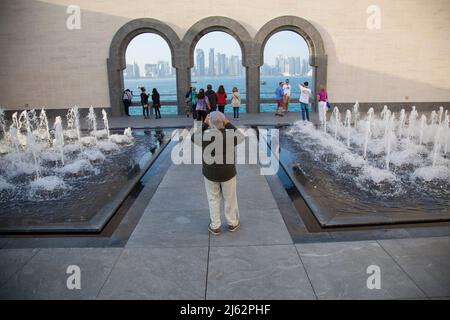 Doha, Qatar, février 7,2020 : Musée de l'art islamique à Doha, Qatar. Banque D'Images