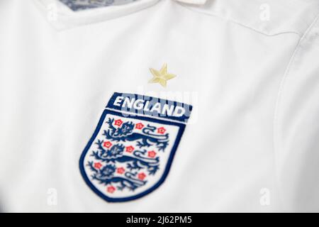 Maillot Domicile Angleterre 2005/07 – Umbro – Taille S – Edition Coupe Du Monde – Occasion