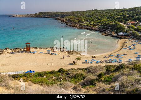 Plage de Konnos à Protaras, Zypern, Europa | Plage de Konnos à Protaras, Chypre, Europe Banque D'Images