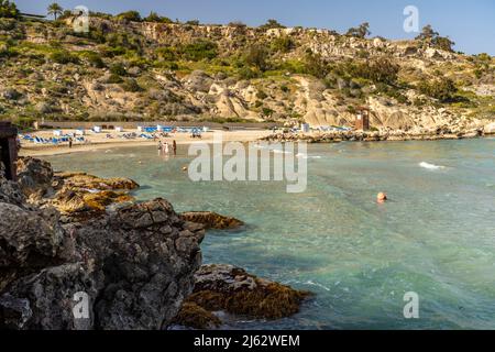 Plage de Konnos à Protaras, Zypern, Europa | Plage de Konnos à Protaras, Chypre, Europe Banque D'Images