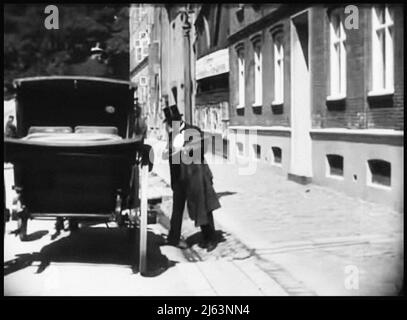 Le film d'Abyss 1910 vintage encore Banque D'Images