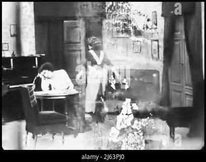 Le film d'Abyss 1910 vintage encore Banque D'Images