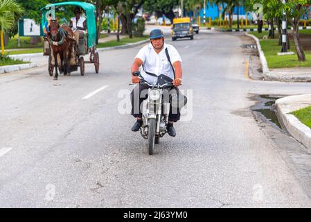 Transport quotidien style de vie à Cuba, 2016 Banque D'Images