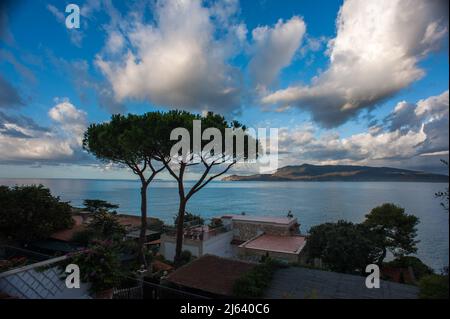 Ansedonia, Toscane, Italie 17/09/2017: Argentario visto da Ansedonia. © Andrea Sabbadini Banque D'Images