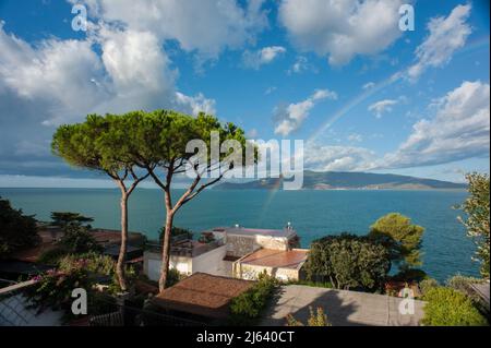 Ansedonia, Toscane, Italie 17/09/2017: Argentario visto da Ansedonia. © Andrea Sabbadini Banque D'Images