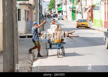 La vie quotidienne à Cuba, 2017 Banque D'Images