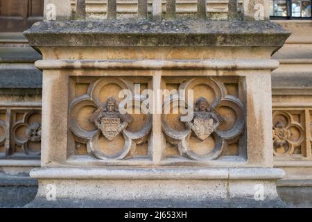 Bodleian Library Divinity School architecture de bâtiment. Oxford, Oxfordshire, Angleterre Banque D'Images