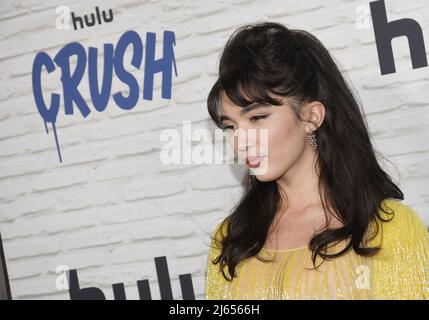 Rowan Blanchard au film ORIGINAL DE Hulu CRUSH Los Angeles première tenue à NeueHouse Hollywood à Los Angeles, CA le mercredi, 27 avril 2022. (Photo de la Sathanlee B. Mirador/Sipa USA) Banque D'Images