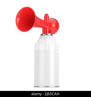 Corne d'air avec espace libre pour votre conception sur un fond blanc. 3D rendu Banque D'Images