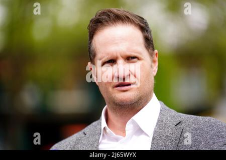 Rob Key, directeur général de England Men's Cricket, en prévision d'une conférence de presse à Lord's, Londres. Le directeur général de la Nouvelle-Angleterre, Rob Key, croit que Ben Stokes était le « choix évident » de devenir capitaine de test. Stokes prend la relève de Joe Root, qui a quitté plus tôt ce mois-ci après cinq ans et un record de 64 jeux en charge. Date de la photo : jeudi 28 avril 2022. Banque D'Images