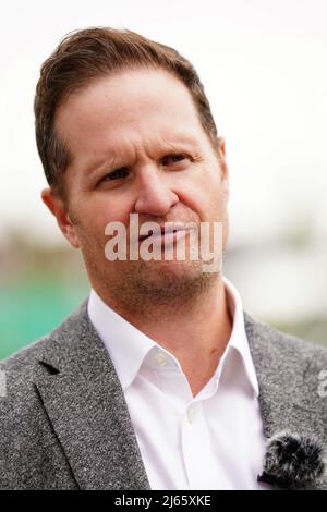 Rob Key, directeur général de England Men's Cricket, en prévision d'une conférence de presse à Lord's, Londres. Le directeur général de la Nouvelle-Angleterre, Rob Key, croit que Ben Stokes était le « choix évident » de devenir capitaine de test. Stokes prend la relève de Joe Root, qui a quitté plus tôt ce mois-ci après cinq ans et un record de 64 jeux en charge. Date de la photo : jeudi 28 avril 2022. Banque D'Images