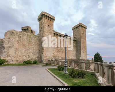 Le château la Rocca Monaldeschi della Cervara, Bolsena, Italie, Latium, province de Viterbo Banque D'Images