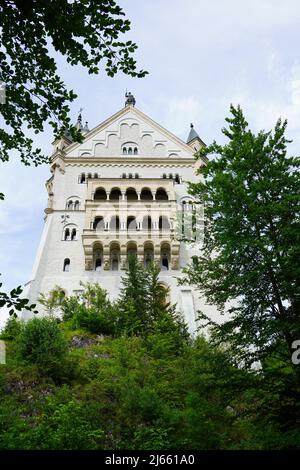 Le château de Neuschwanstein Banque D'Images