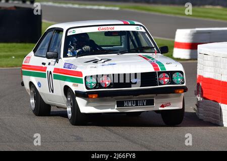 Kerry Michael, Mark Blundell, Ford Escort RS2000, Gerry Marshall Trophée, une course de plus de 45 minutes pour deux pilotes avec un arrêt de fosse obligatoire, pour le Groupe Banque D'Images