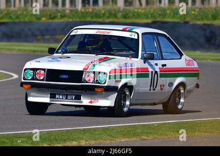 Kerry Michael, Mark Blundell, Ford Escort RS2000, Gerry Marshall Trophée, une course de plus de 45 minutes pour deux pilotes avec un arrêt de fosse obligatoire, pour le Groupe Banque D'Images