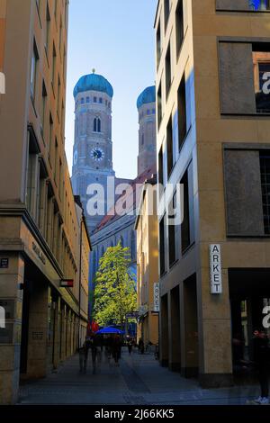 Marienkirche, Dom, Muenchen, Oberbayern, Bayern, Allemagne Banque D'Images