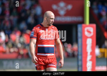 Kingston upon Hull, Angleterre -23rd avril 2022 - George King (10) de Hull Kingston Rovers. Rugby League Betfred Super League Round 10 Hull Kingston Rovers vs Wakefield Trinity au Sewell Craven Park Stadium, Kingston upon Hull, Royaume-Uni Dean Williams Banque D'Images