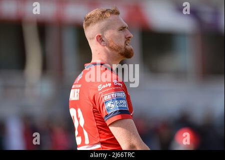 Kingston upon Hull, Angleterre -23rd avril 2022 - Rowan Milnes (21) de Hull Kingston Rovers. Rugby League Betfred Super League Round 10 Hull Kingston Rovers vs Wakefield Trinity au Sewell Craven Park Stadium, Kingston upon Hull, Royaume-Uni Dean Williams Banque D'Images