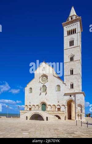 Cathédrale San Nicola Pellegrino, Trani, Pouilles, Italie Banque D'Images