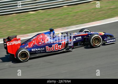 Formule 1 Grand Prix de Hongrie 2014. Photo : Jean-Eric Vergne, Scuderia Toro Rosso Banque D'Images