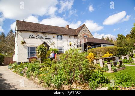 Le Star inn à Ashton Under Hill un village dans Worcestershire England.at the foot of the Bredon Hills Banque D'Images